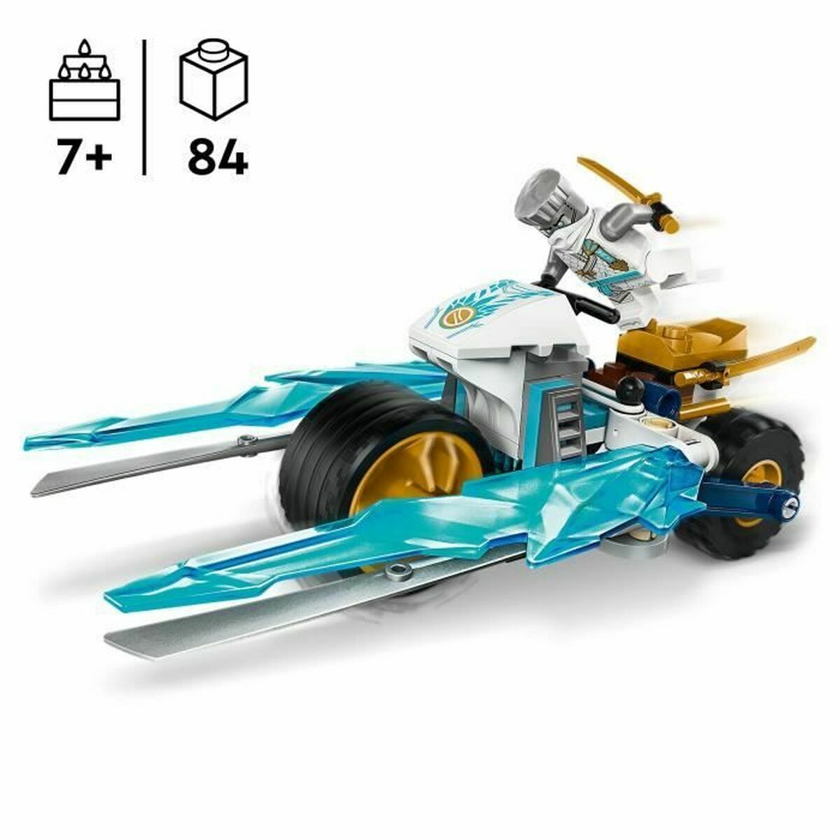 Construction set Lego Ninjago 71816 Zane’s Motorcycle Multicolour 84 Pieces