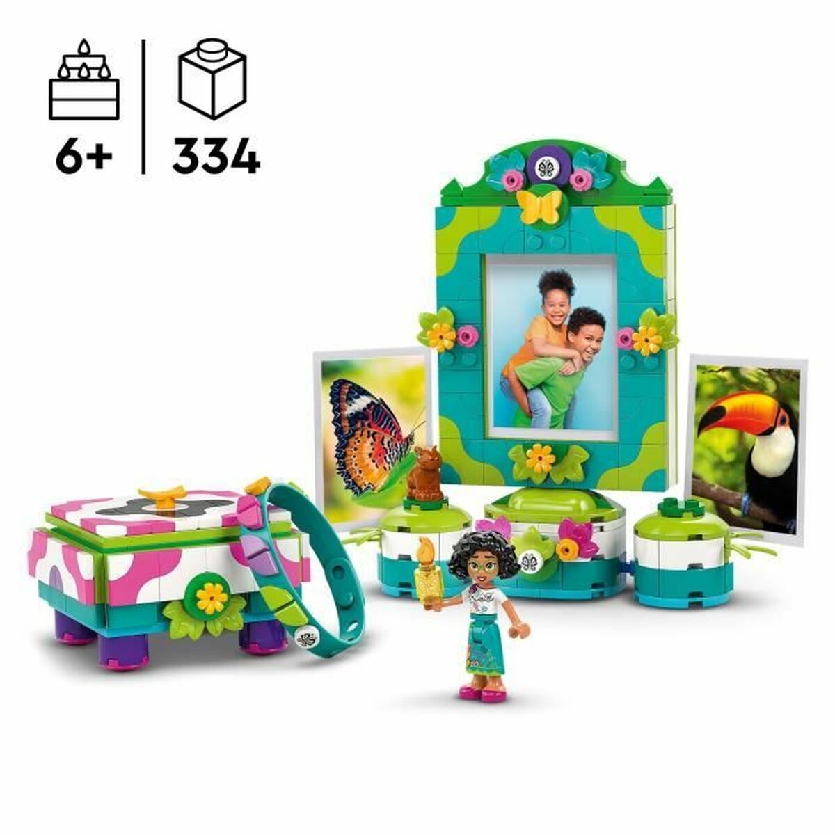 Construction set Lego Disney Encanto 43239 Mirabel’s Photo Frame and Jewelry Box Multicolour