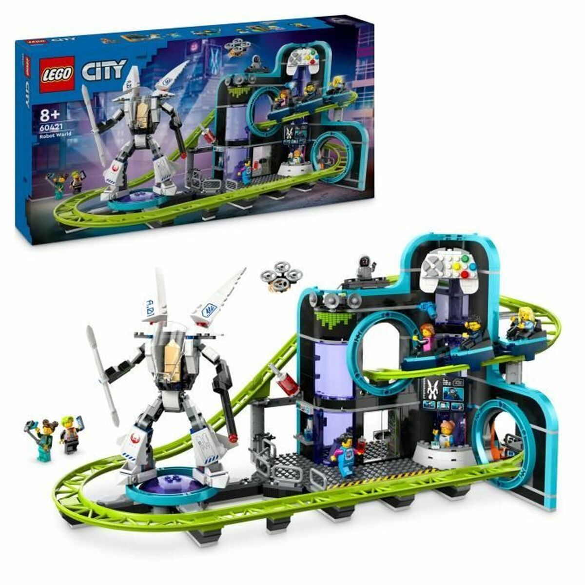 Construction set Lego 60421 Robot World Amusement Park Multicolour