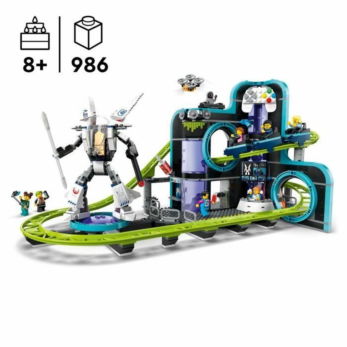 Construction set Lego 60421 Robot World Amusement Park Multicolour