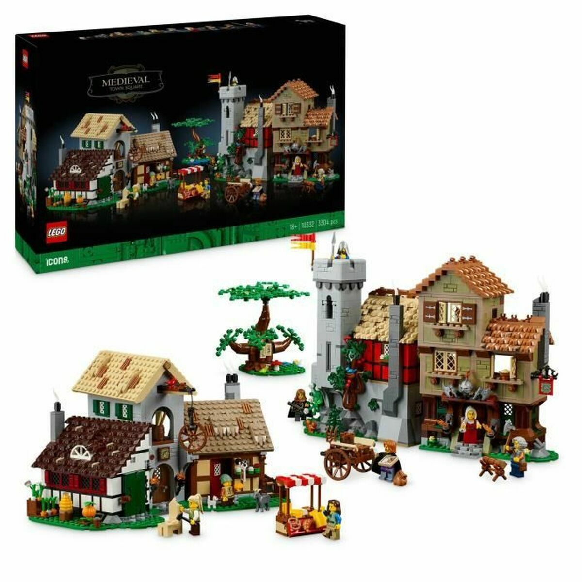 Construction set Lego 10332 Medieval Town Square 3304 Pieces Construction set Lego 10332 Medieval Town Square 3304 Pieces