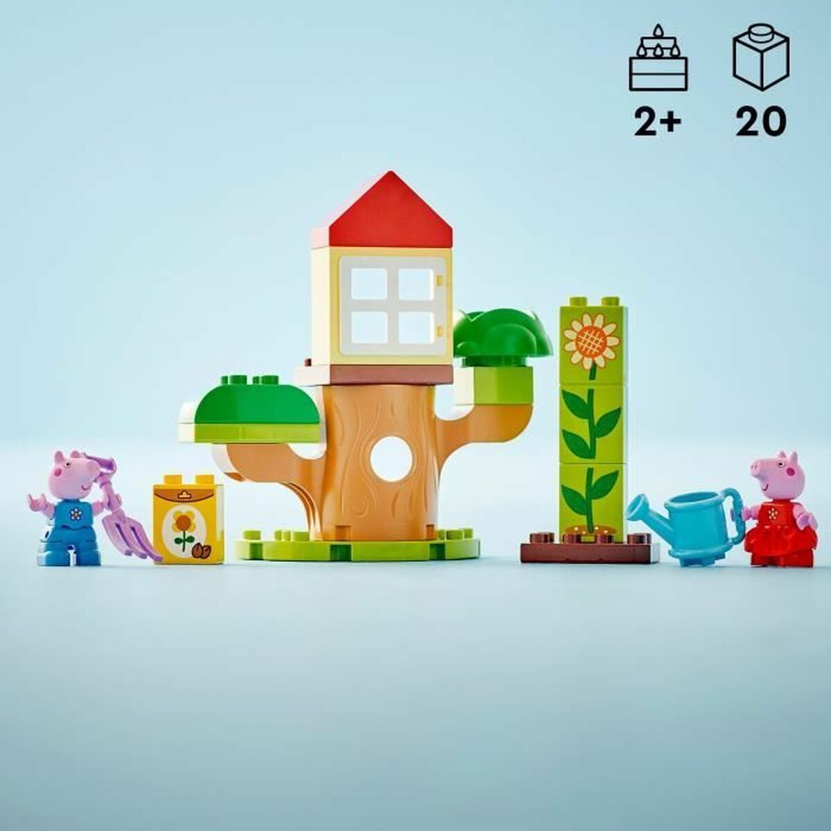 Construction set Lego Peppa Pig’s Garden and Treehouse Multicolour