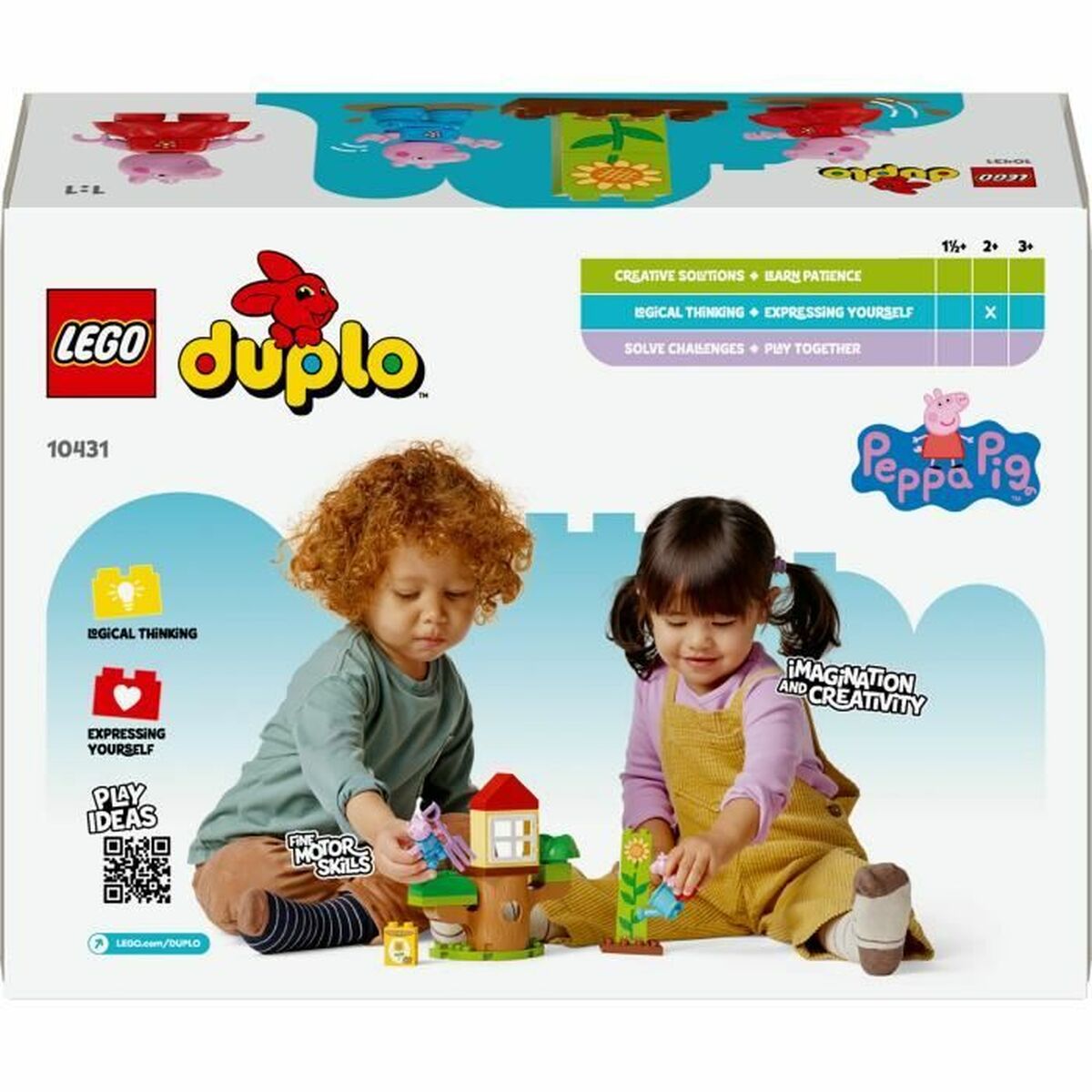 Construction set Lego Peppa Pig’s Garden and Treehouse Multicolour