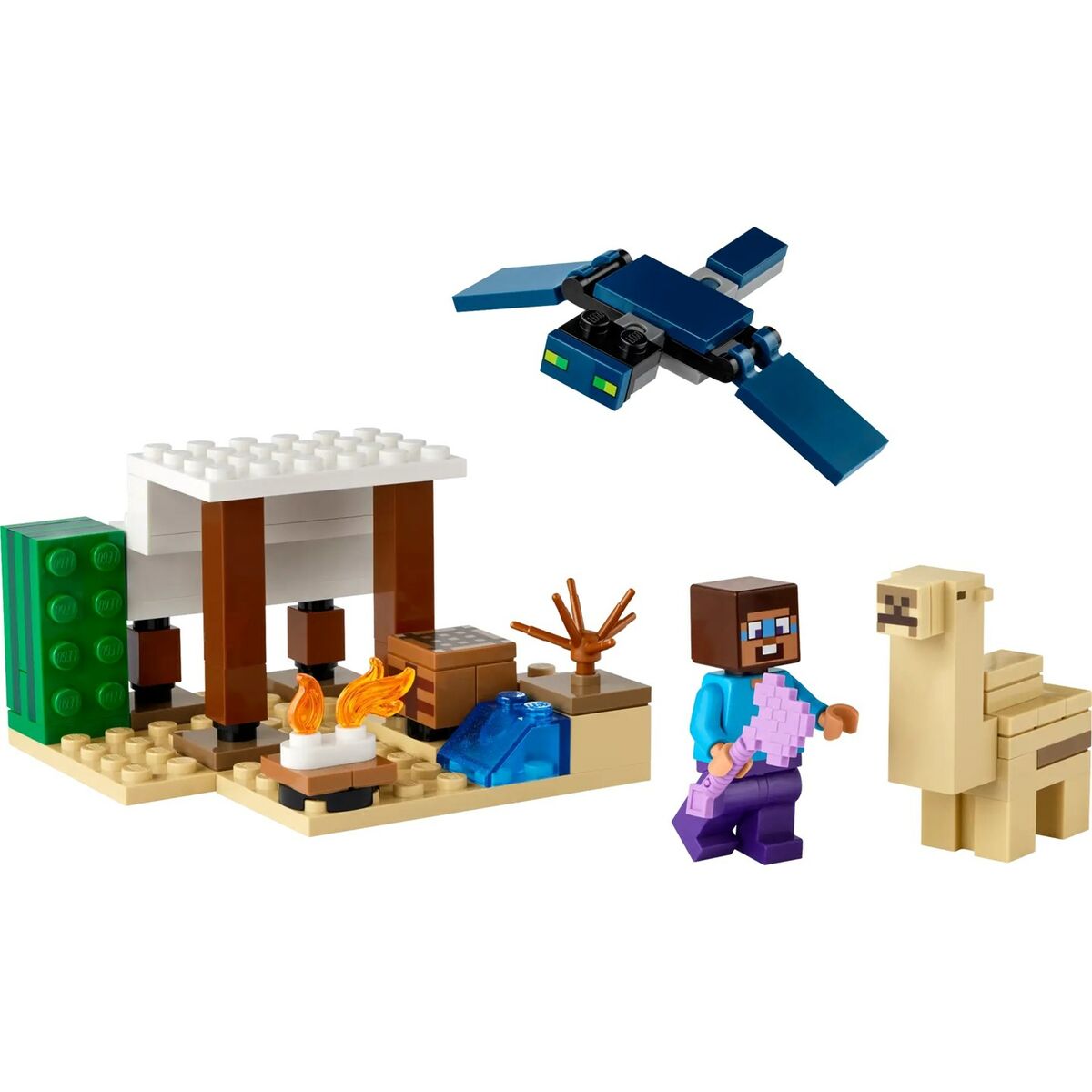 Construction set Lego La Expedicin al Desierto de Steve Multicolour 75 Pieces