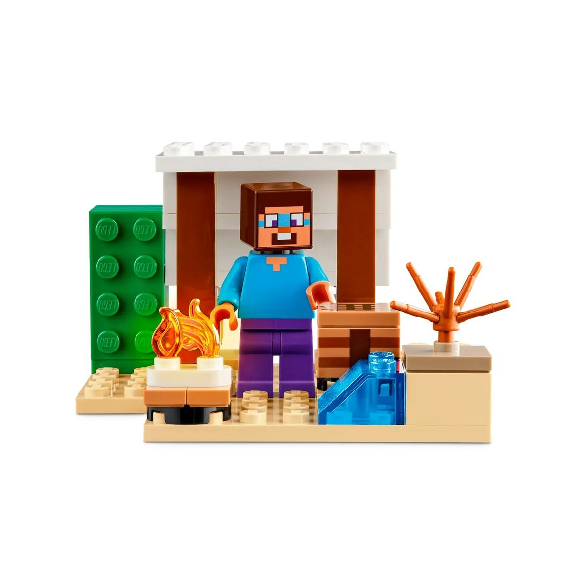 Construction set Lego La Expedicin al Desierto de Steve Multicolour 75 Pieces