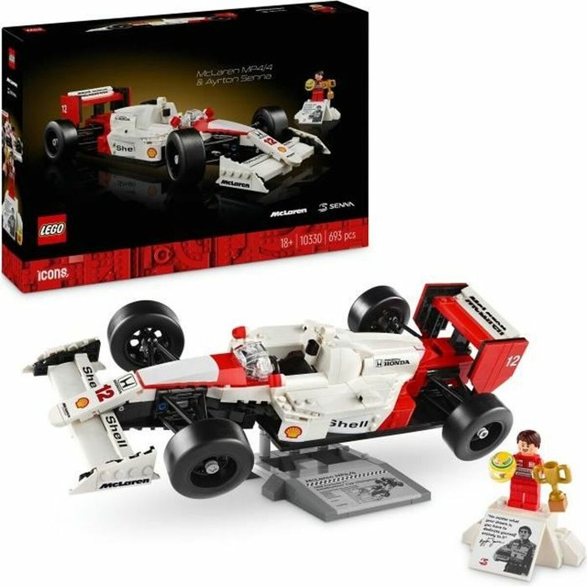 Construction set Lego 10330 Mclaren MP4/4 & Ayrton Senna Construction set Lego 10330 Mclaren MP4/4 & Ayrton Senna
