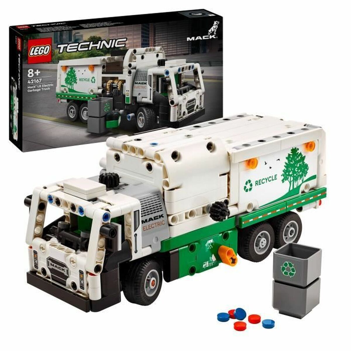 Playset Lego 42167 Mack LR Electric Garbage Truck Playset Lego 42167 Mack LR Electric Garbage Truck