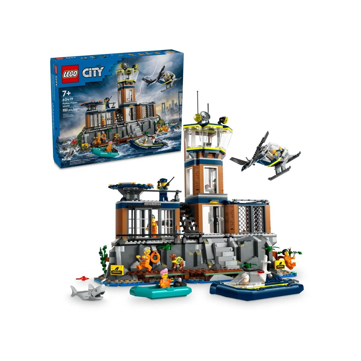 Construction set Lego 60419 Police Station Island Multicolour 980 Pieces Construction set Lego 60419 Police Station Island Multicolour 980 Pieces