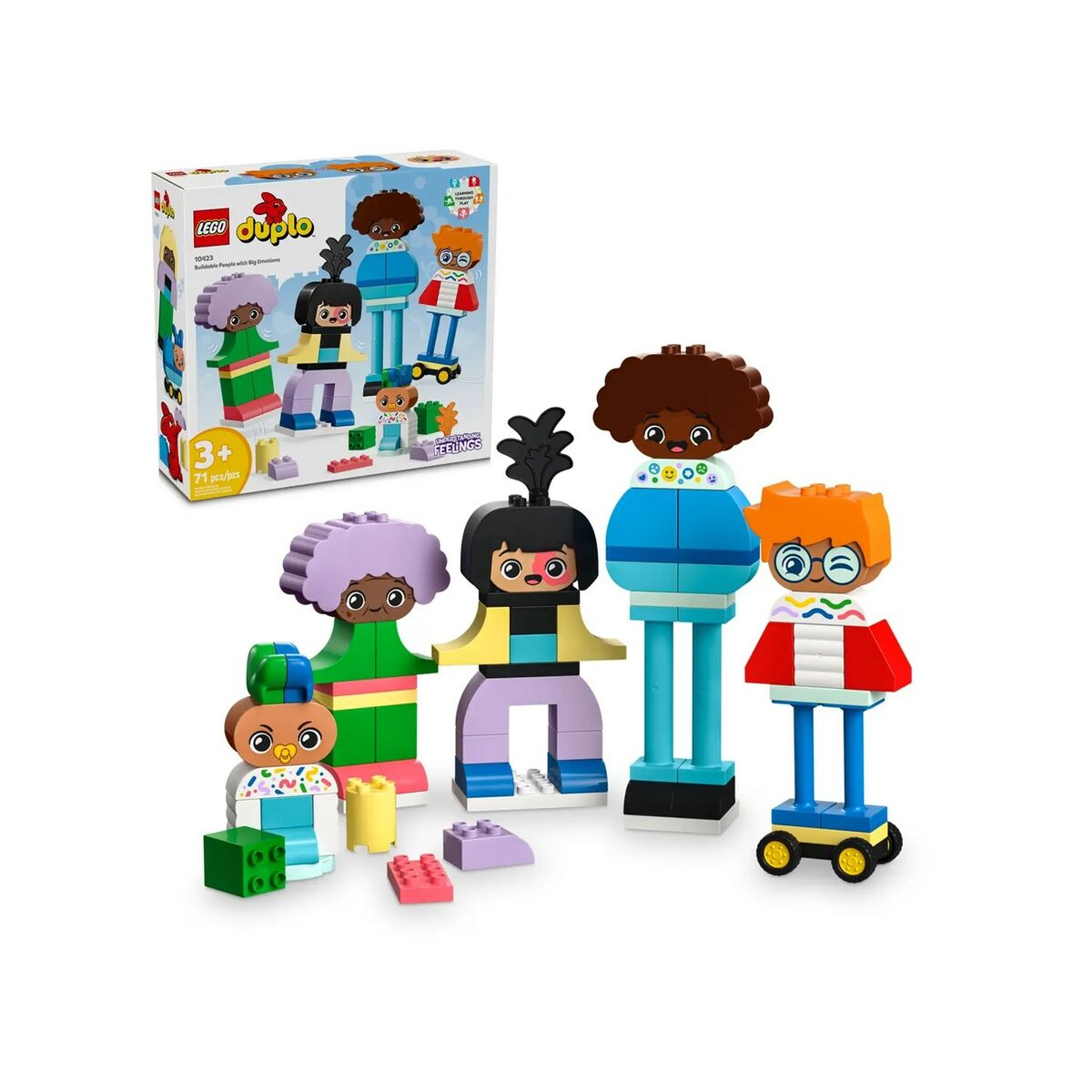 Construction set Lego Duplo Buildable People with Big Emotions Multicolour Construction set Lego Duplo Buildable People with Big Emotions Multicolour