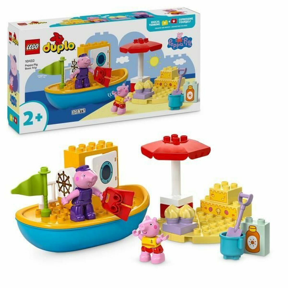 Construction set Lego Peppa Pig’s Boat Trip Multicolour