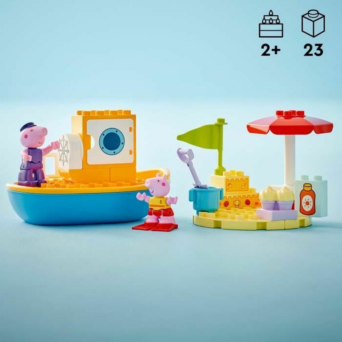 Construction set Lego Peppa Pig’s Boat Trip Multicolour