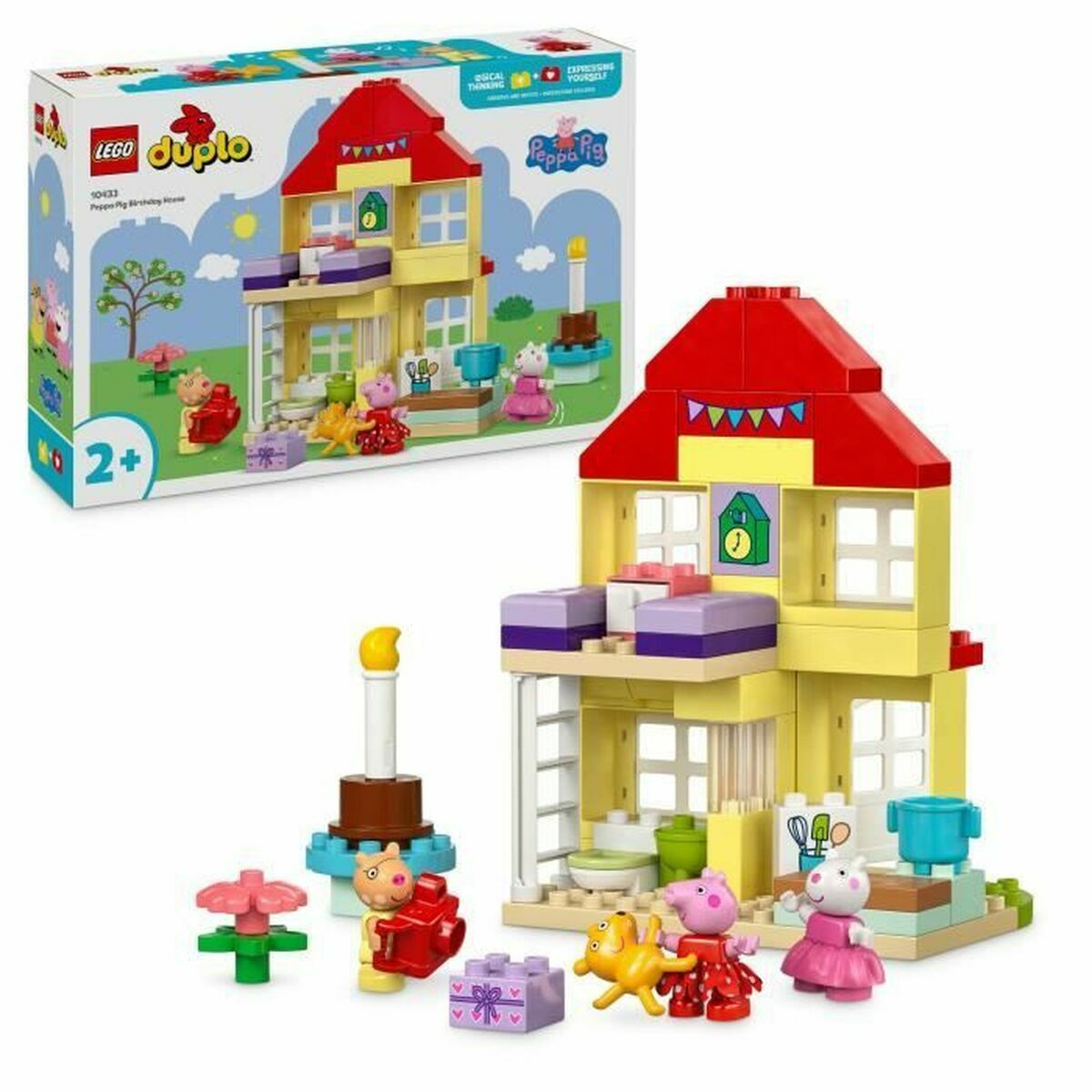 Construction set Lego 10433 Peppa Pig’s Birthday Party Multicolour 59 Pieces