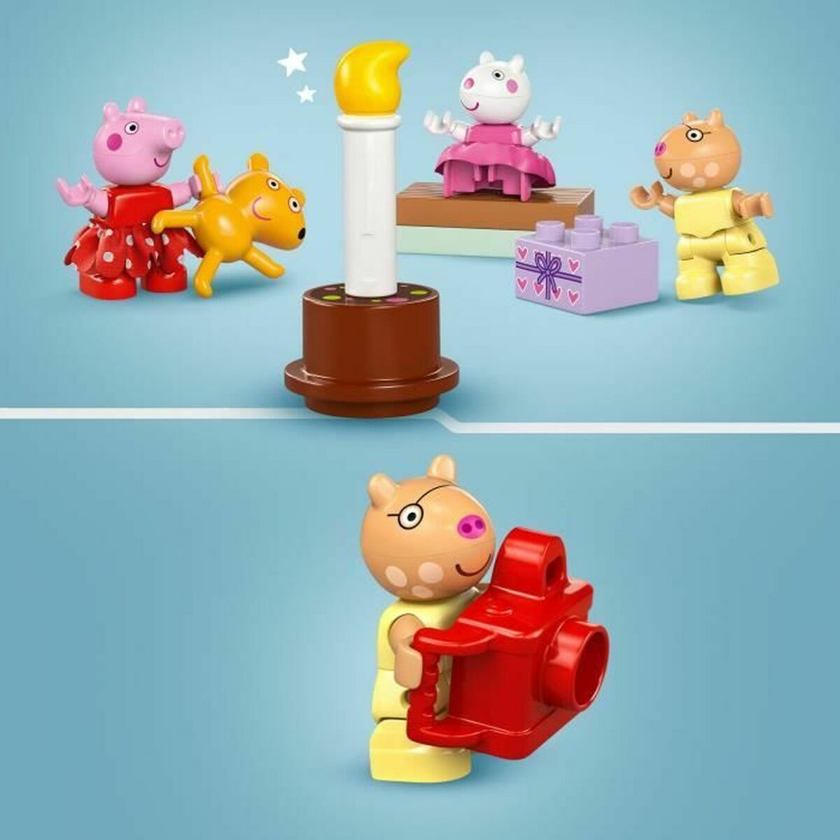 Construction set Lego 10433 Peppa Pig’s Birthday Party Multicolour 59 Pieces