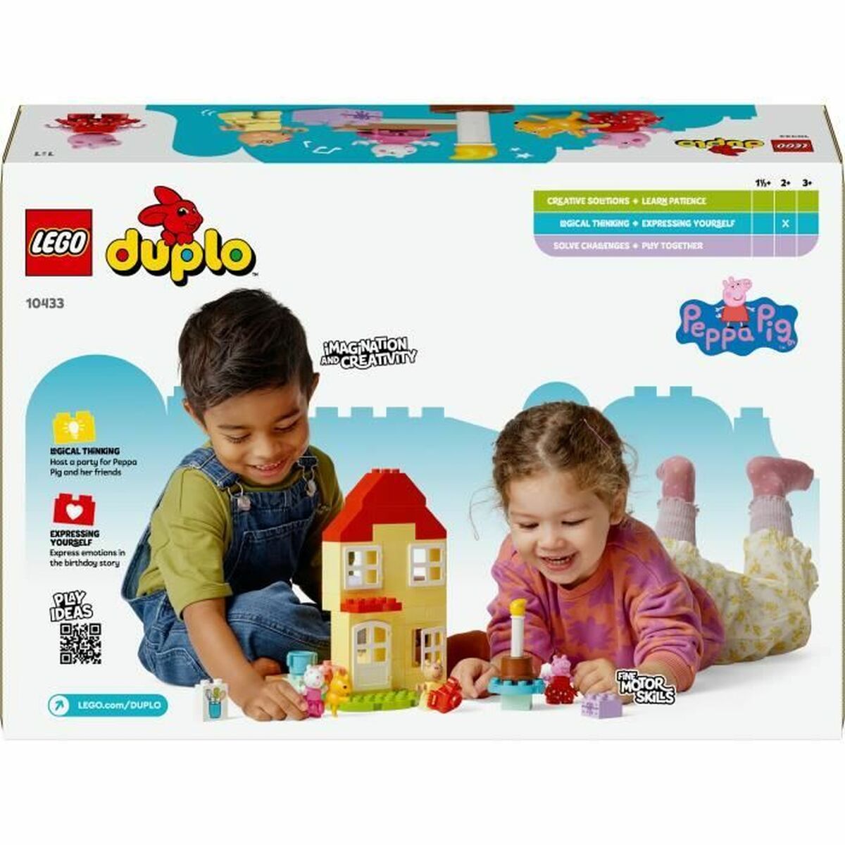 Construction set Lego 10433 Peppa Pig’s Birthday Party Multicolour 59 Pieces