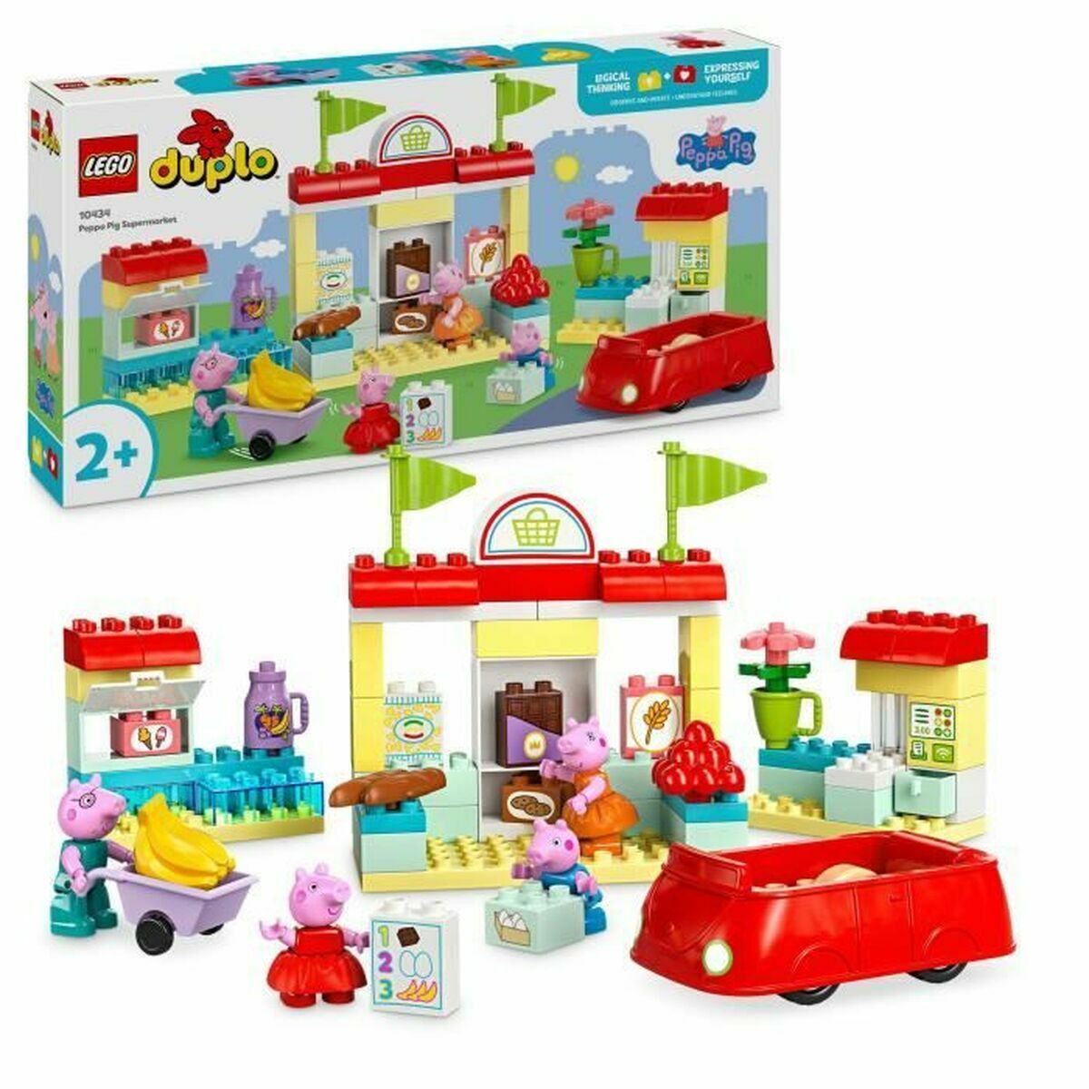 Construction set Lego Peppa Pig’s Supermarket Multicolour