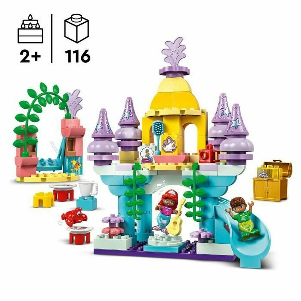 Construction set Lego Disney 10435 Ariel’s Magical Underwater Palace Multicolour 116 Pieces
