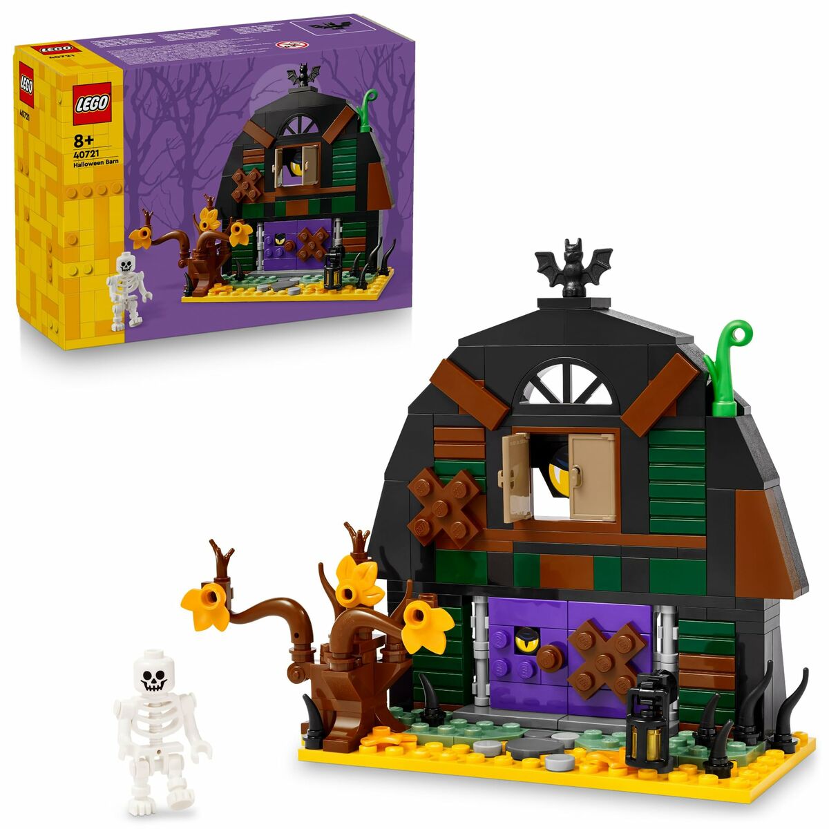 Construction set Lego 40721 Halloween Barn 205 Pieces Construction set Lego 40721 Halloween Barn 205 Pieces