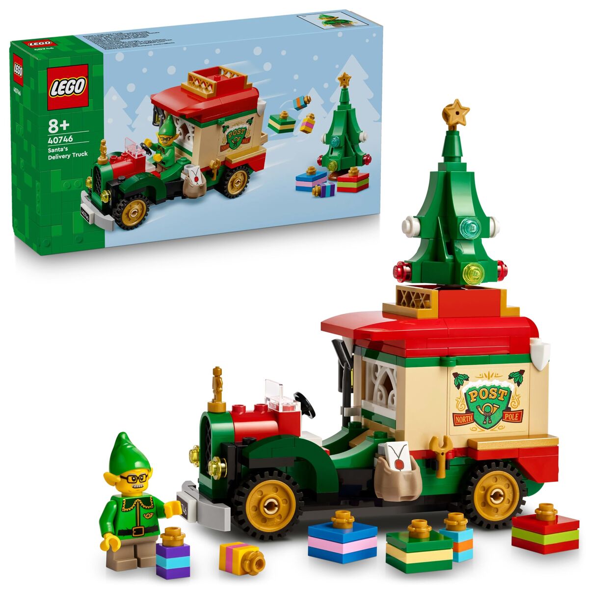 Construction set Lego 40746 Santa’s Delivery Truck 224 Pieces