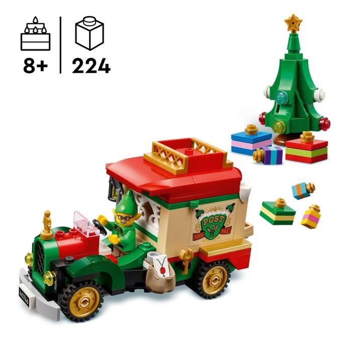 Construction set Lego 40746 Santa’s Delivery Truck 224 Pieces