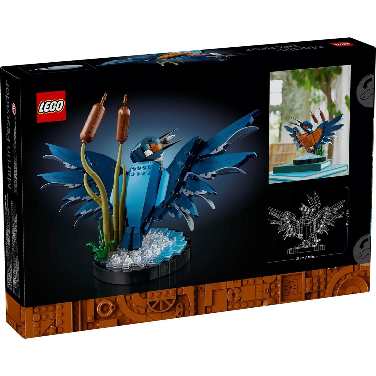 Construction set Lego Martn pescador Multicolour 834 Pieces