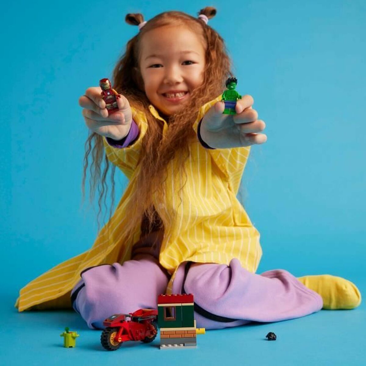 Decorative Figure Marvel Iron Man & Hulk Lego 76287