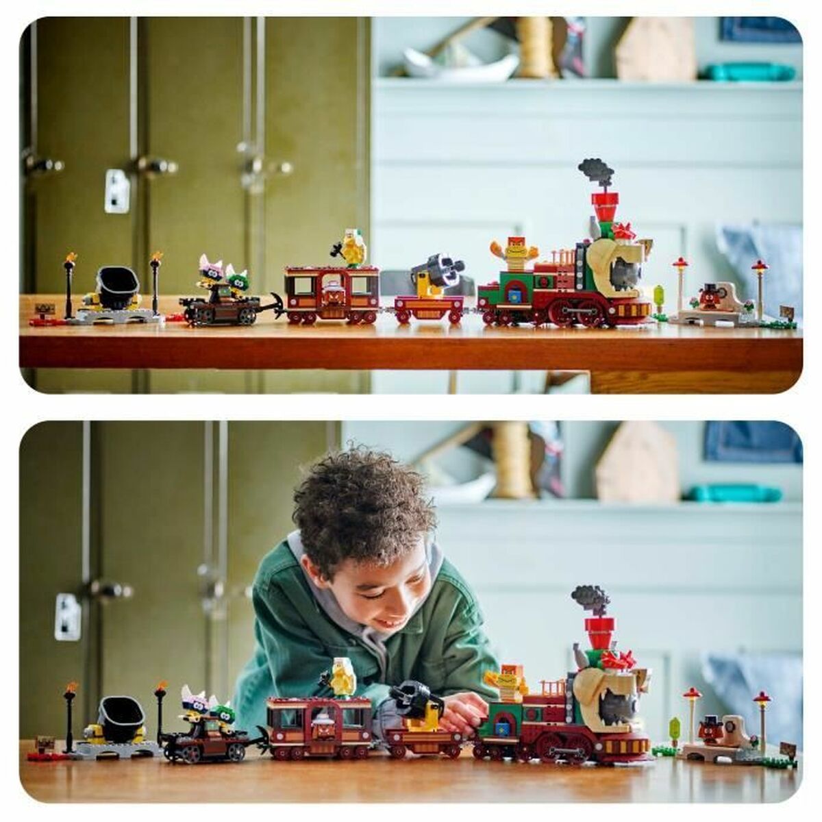 Construction set Lego 71437 Bowser’s Express Train Multicolour 1392 Pieces