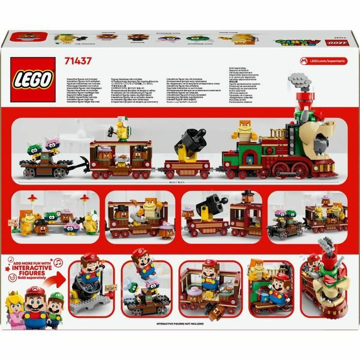 Construction set Lego 71437 Bowser’s Express Train Multicolour 1392 Pieces