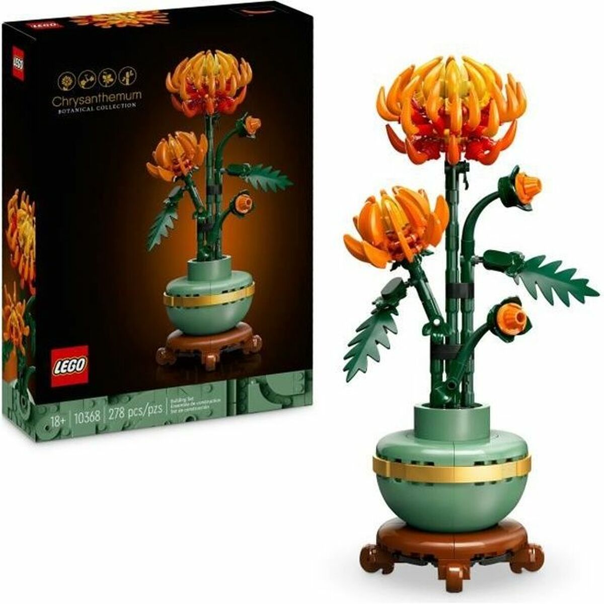 Construction set Lego 10368 Chrysanthemum Flower Arrangement Multicolour Construction set Lego 10368 Chrysanthemum Flower Arrangement Multicolour