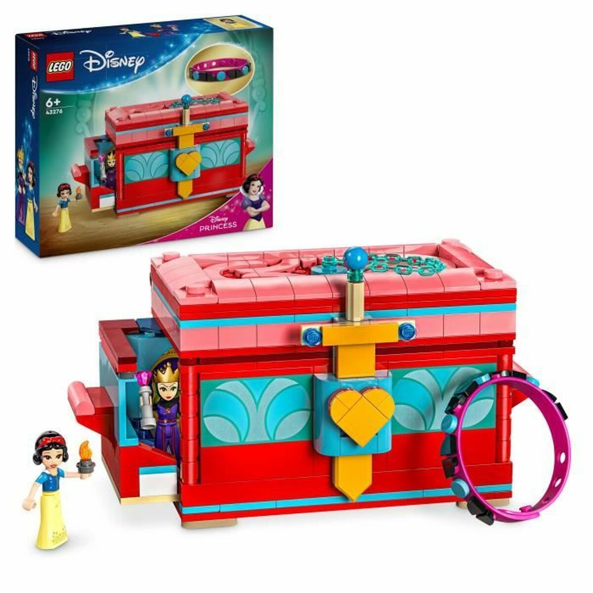 Construction set Lego 43276 Snow White’s Jewelry Box Multicolour 358 Pieces Construction set Lego 43276 Snow White’s Jewelry Box Multicolour 358 Pieces