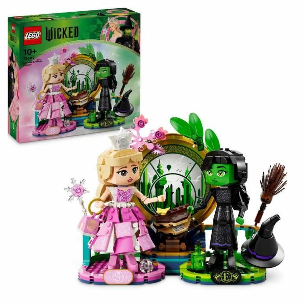 Construction set Lego 75682 Elphaba and Glinda Minifigures Multicolour Construction set Lego 75682 Elphaba and Glinda Minifigures Multicolour
