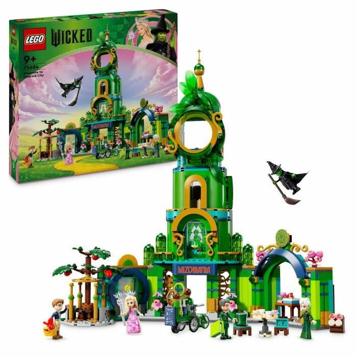 Construction set Lego Wicked 75684 Welcome to Emerald City 945 Pieces Construction set Lego Wicked 75684 Welcome to Emerald City 945 Pieces
