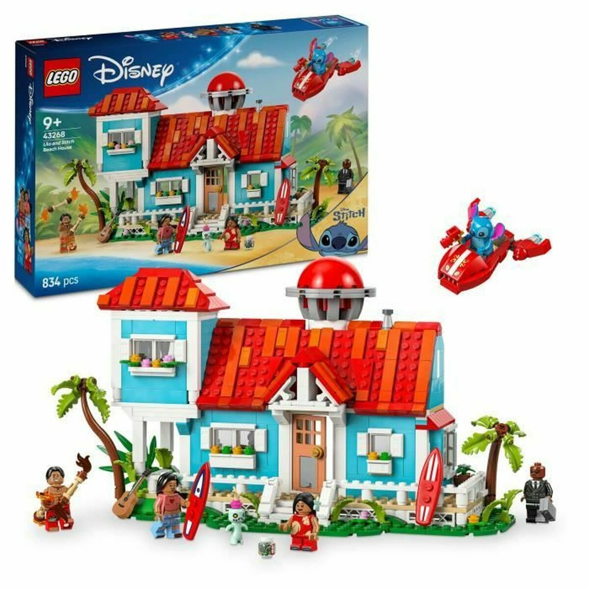 Construction set Lego Disney Lilo & Stitch 43268 834 Pieces Construction set Lego Disney Lilo & Stitch 43268 834 Pieces