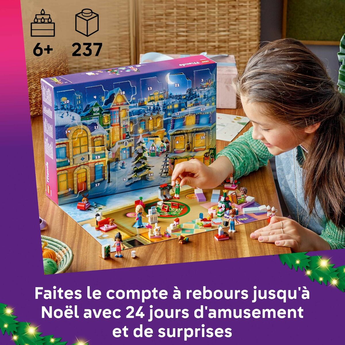 Construction set Lego 42668 Advent Calender 2025 Friends 237 Pieces