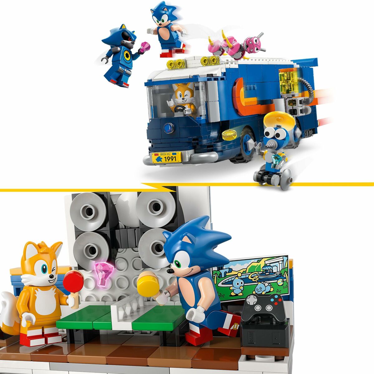 Construction set Lego 77006 Team Sonic Command Truck 747 Pieces