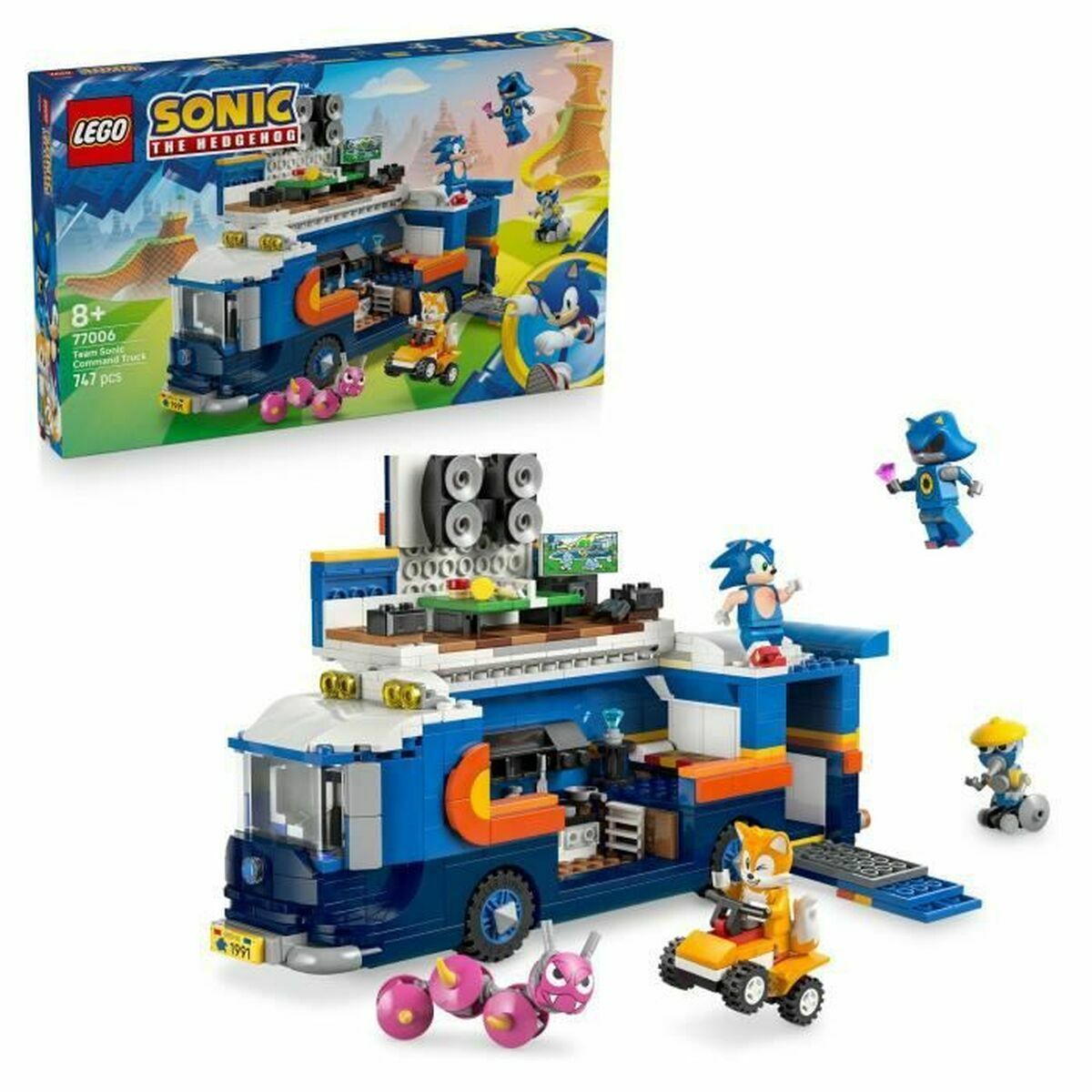 Construction set Lego 77006 Team Sonic Command Truck 747 Pieces Construction set Lego 77006 Team Sonic Command Truck 747 Pieces