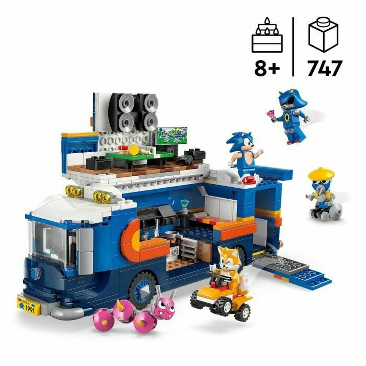 Construction set Lego 77006 Team Sonic Command Truck 747 Pieces
