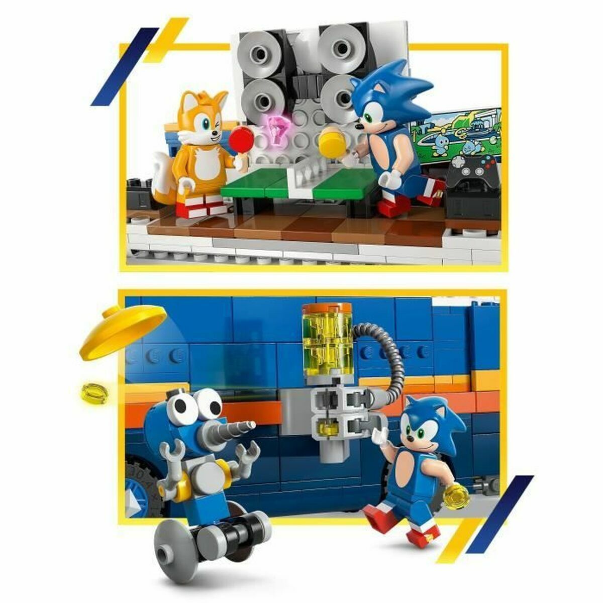 Construction set Lego 77006 Team Sonic Command Truck 747 Pieces