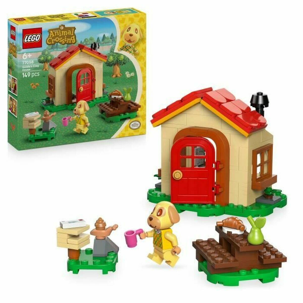 Construction set Lego 77058 Animal Crossing Tere’s cosy home 149 Pieces