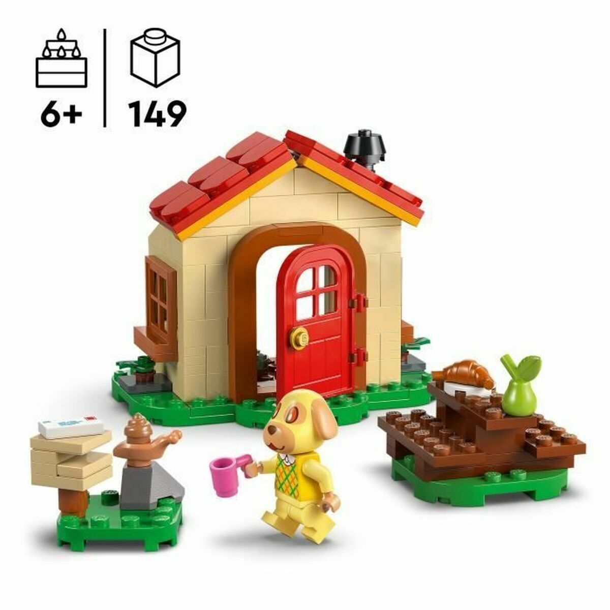 Construction set Lego 77058 Animal Crossing Tere’s cosy home 149 Pieces