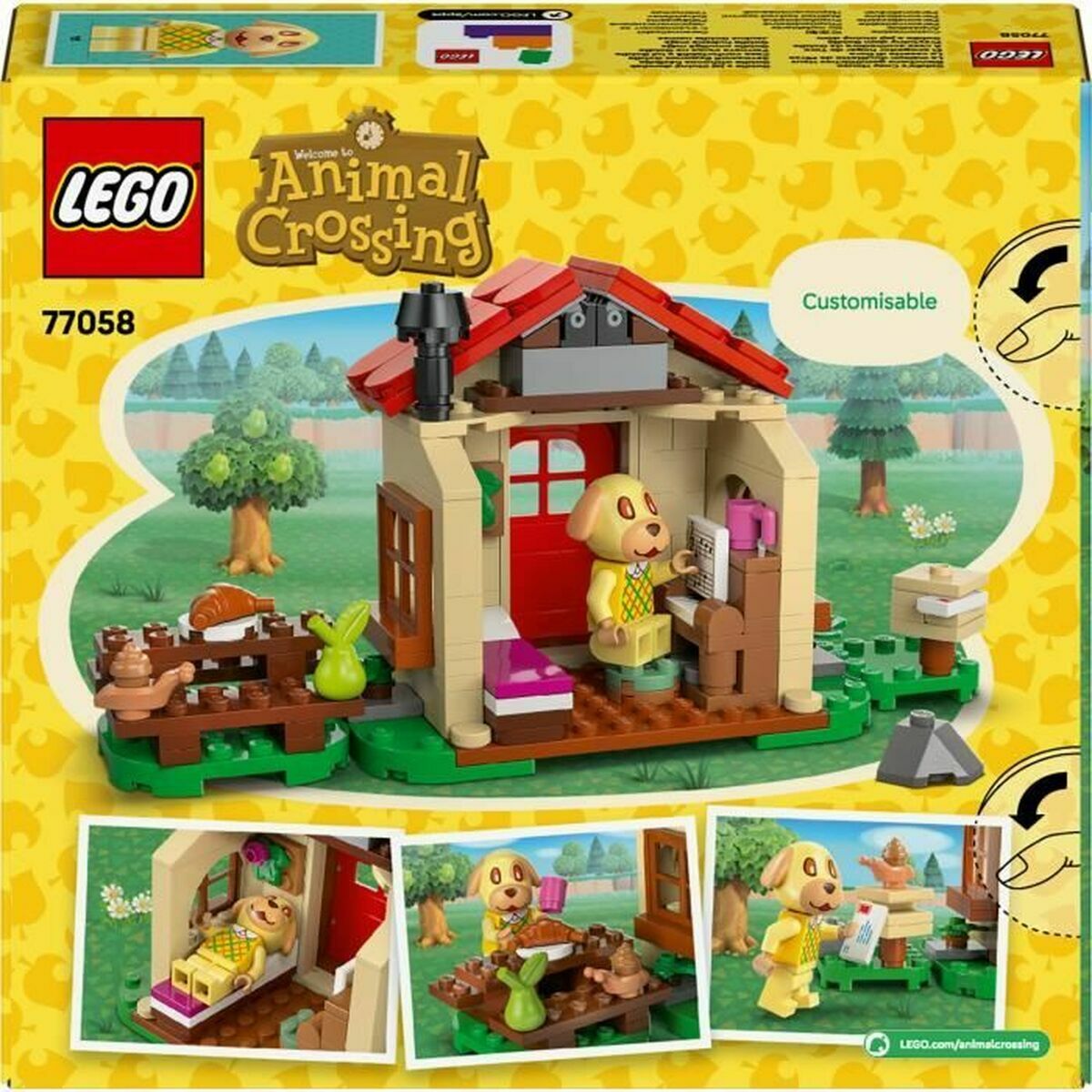 Construction set Lego 77058 Animal Crossing Tere’s cosy home 149 Pieces