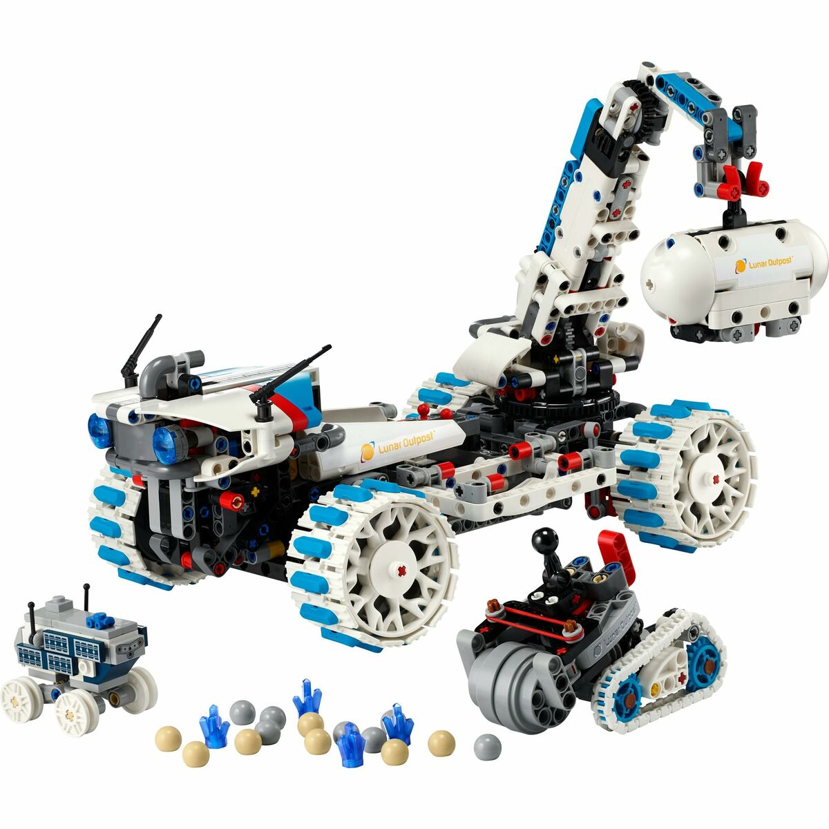 Construction set Lego 42211 Lunar Outpost Moon Rover Space Vehicle 1082 Pieces