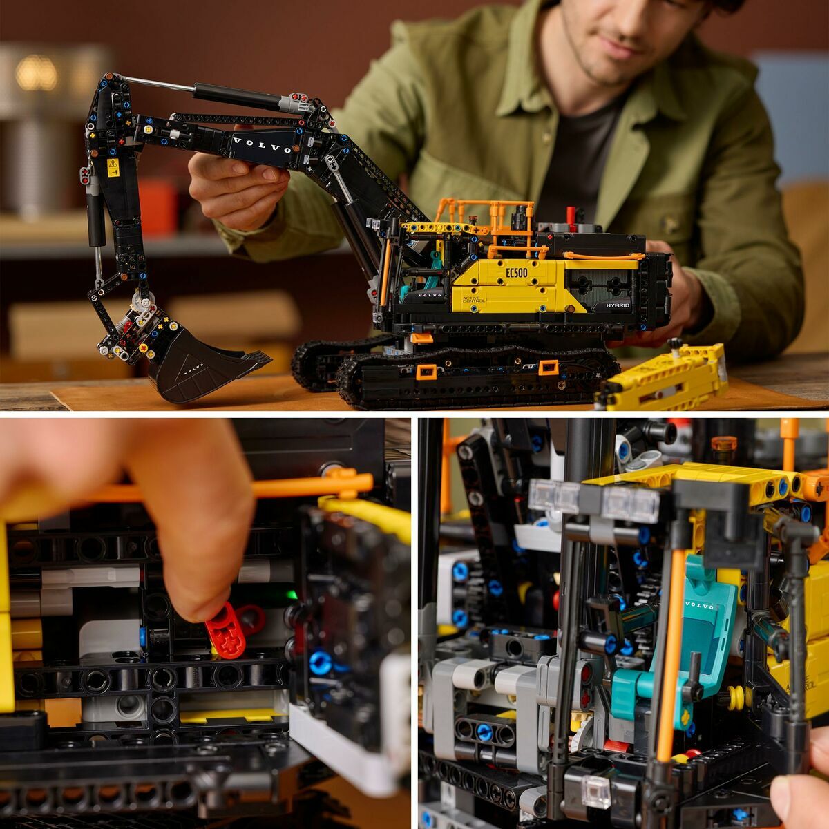 Construction set Lego 42215 Volvo EC500 Hybrid Excavator 2359 Pieces