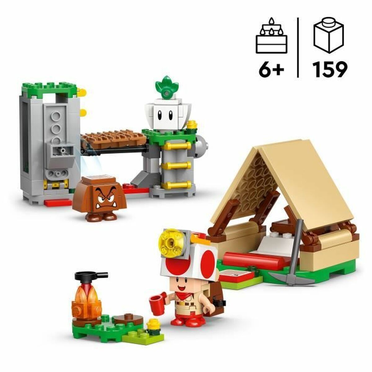Construction set Lego 72040 Super Mario Captain Toad’s Camp 159 Pieces