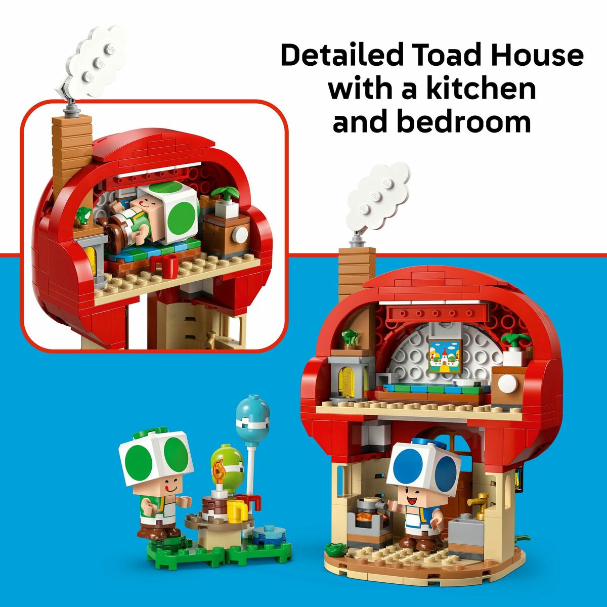 Construction set Lego 72041 Party at Toad’s House 276 Pieces