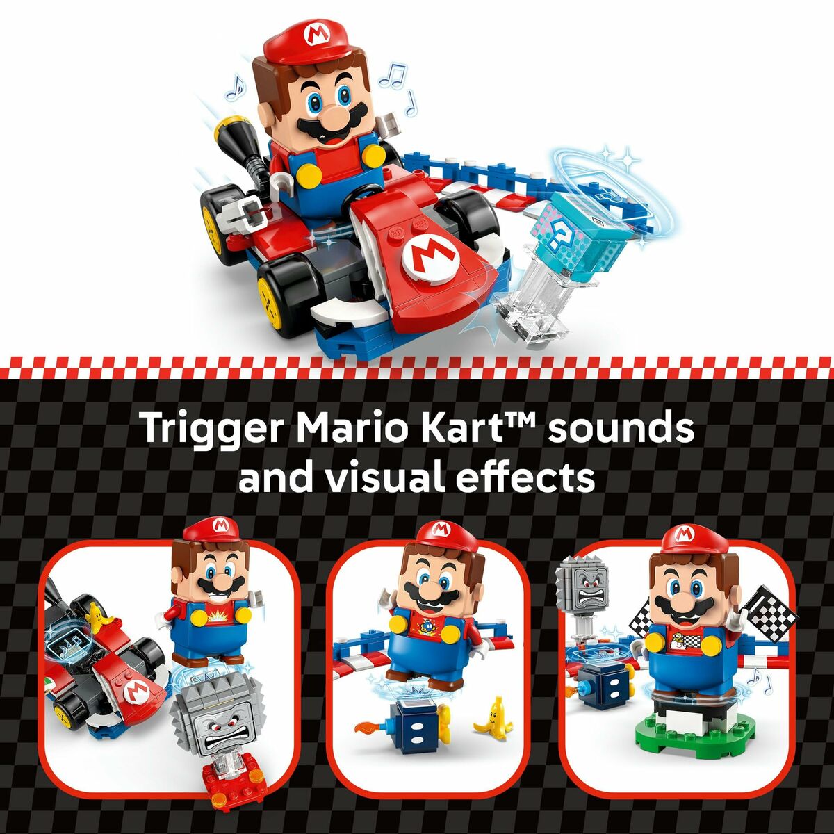 Construction set Lego 72043 Interactive LEGO Mario and Standard Kart 278 Pieces
