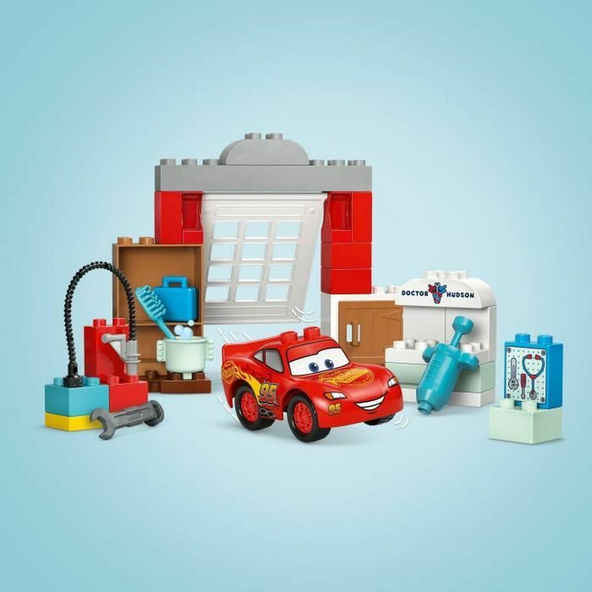 Construction set Lego 10456 Lightning McQueen visits Doc 35 Pieces
