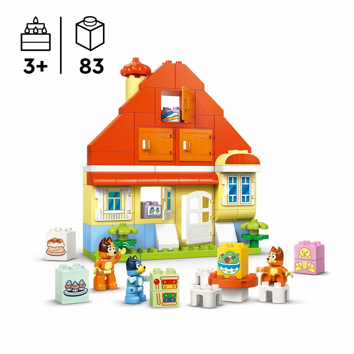 Construction set Lego DUPLO 10459 Bluey’s Family House with Memory 83 Pieces