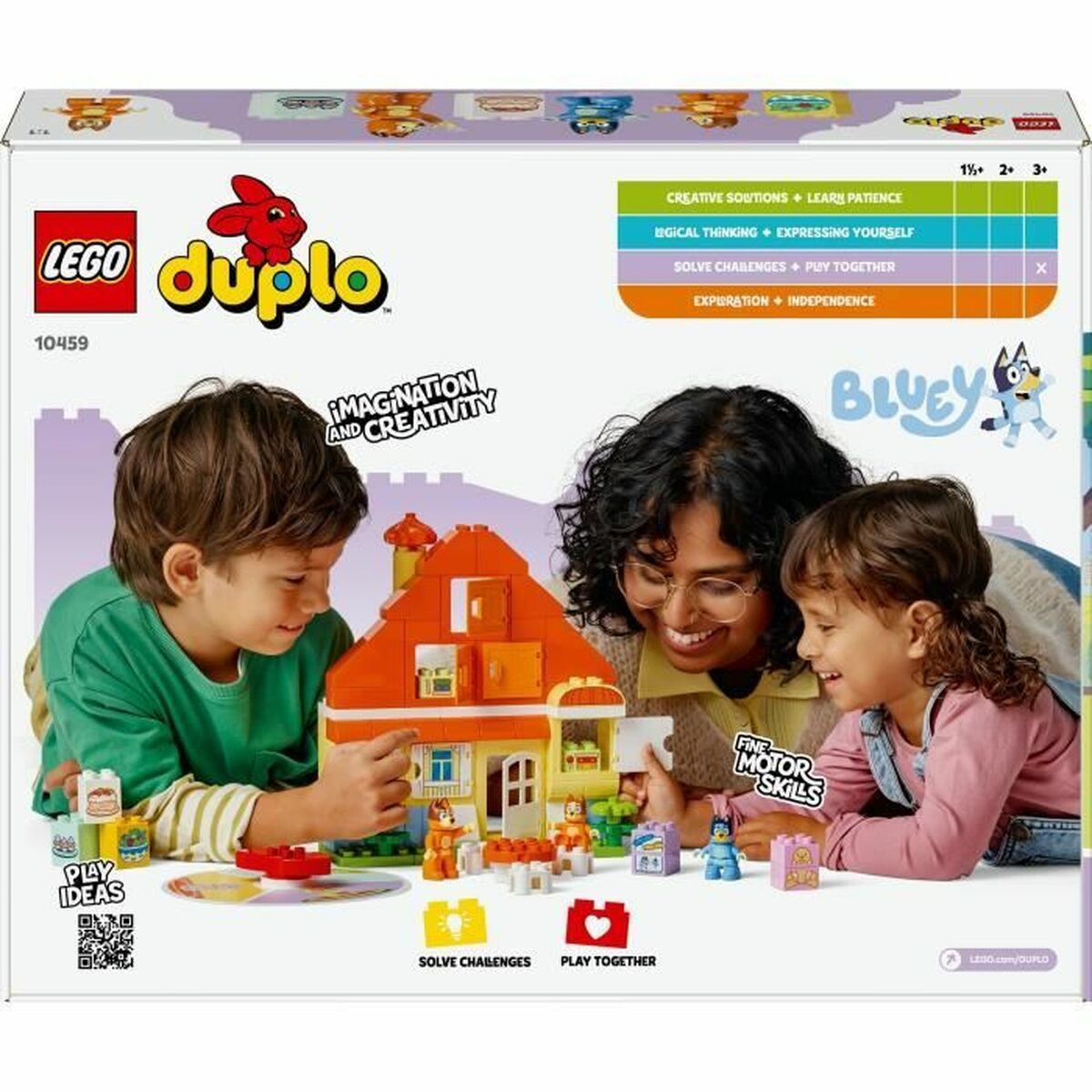 Construction set Lego DUPLO 10459 Bluey’s Family House with Memory 83 Pieces