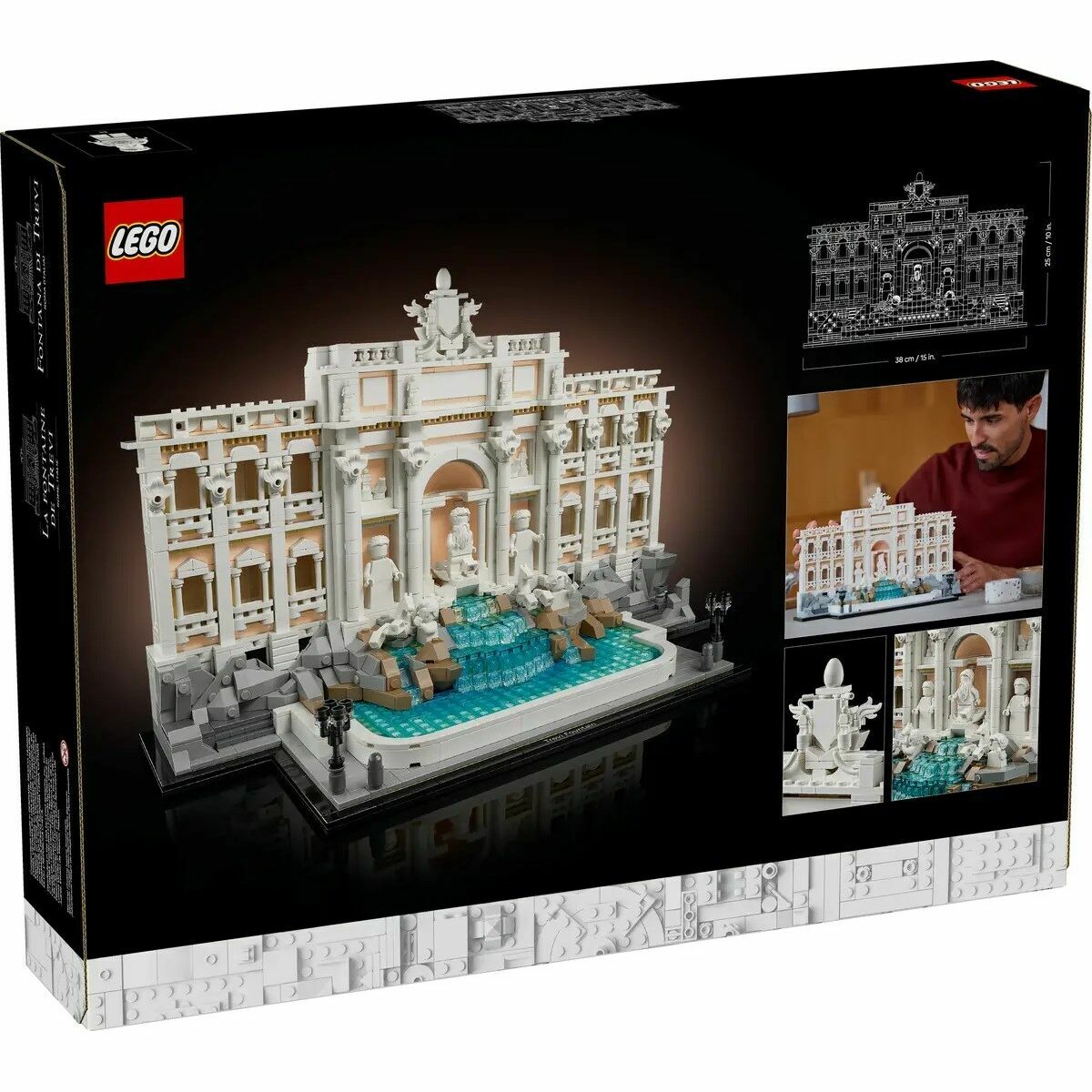 Construction set Lego 21062 Fontana de Trevi  Roma
