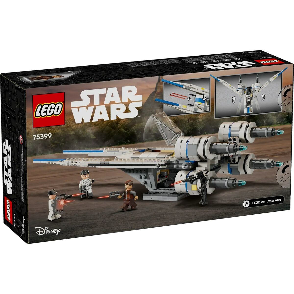 Construction set Lego STAR WARS 75399 Rebel U-Wing Starfighter 594 Pieces